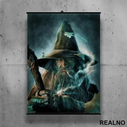 Gandalf - Blue - Lord Of The Rings - LOTR - Poster sa nosačem Gandalf - Blue - Lord Of The Rings - LOTR - Poster sa nosačem