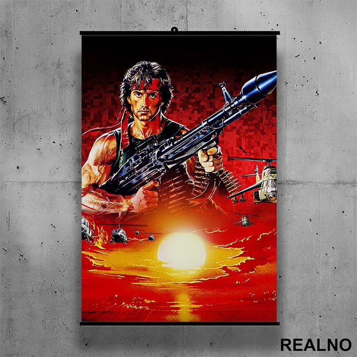 Red - Rambo - Poster sa nosačem
