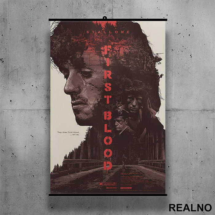 First Blood - Rambo - Poster sa nosačem