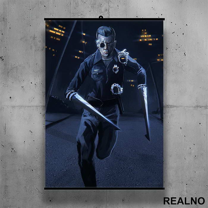 T-1000 - Terminator - Poster sa nosačem