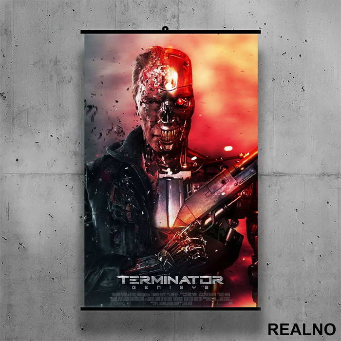 Genisys - Terminator - Poster sa nosačem