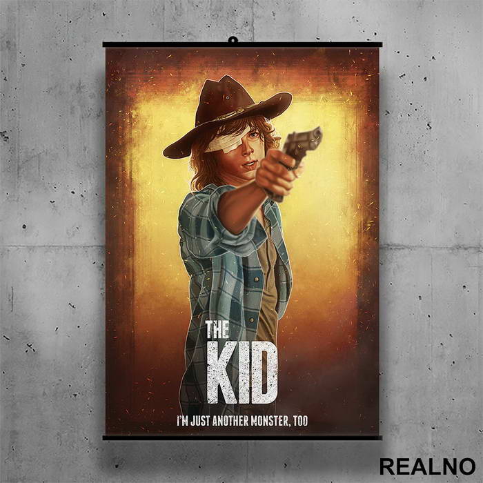 Carl - The Kid - The Walking Dead - Poster sa nosačem