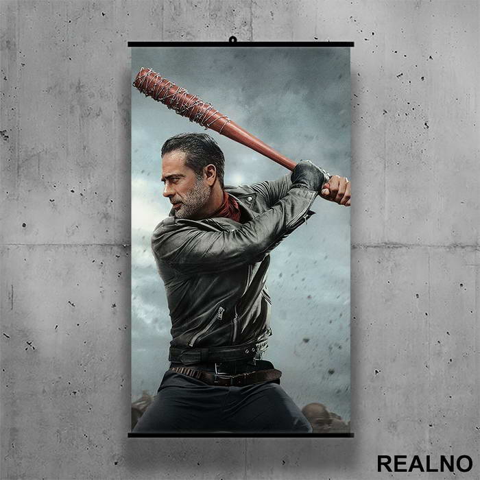 Negan - The Walking Dead - Poster sa nosačem