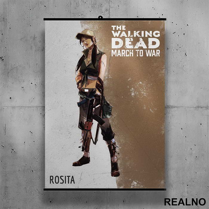 Rosita - The Walking Dead - Poster sa nosačem