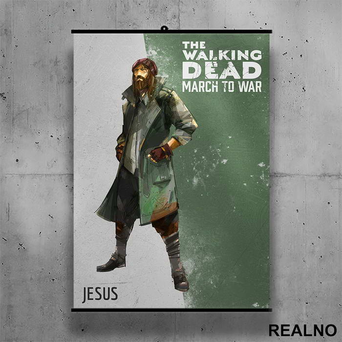 Jesus - The Walking Dead - Poster sa nosačem