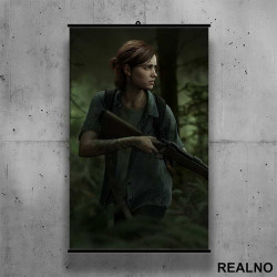 Ellie - Green Forest - The Last Of Us - Poster sa nosačem