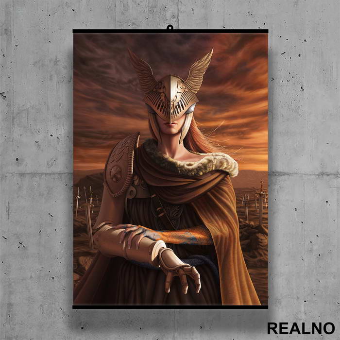 Malenia, Blade of Miquella - Elden Ring - Poster sa nosačem