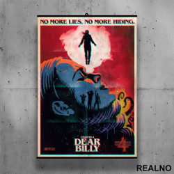 Dear Billy - Stranger Things - Poster sa nosačem