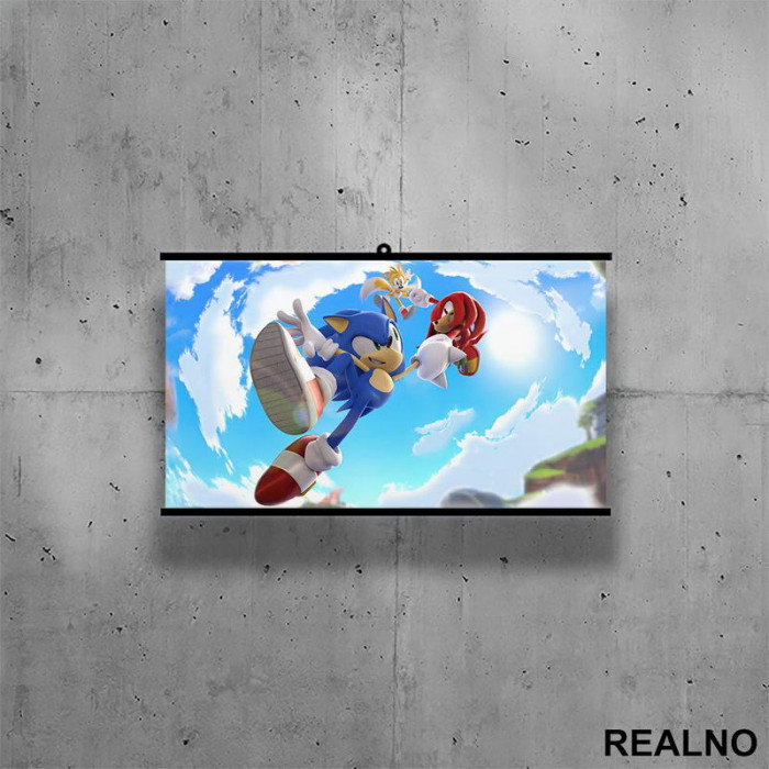 Floating - Sonic - Poster sa nosačem