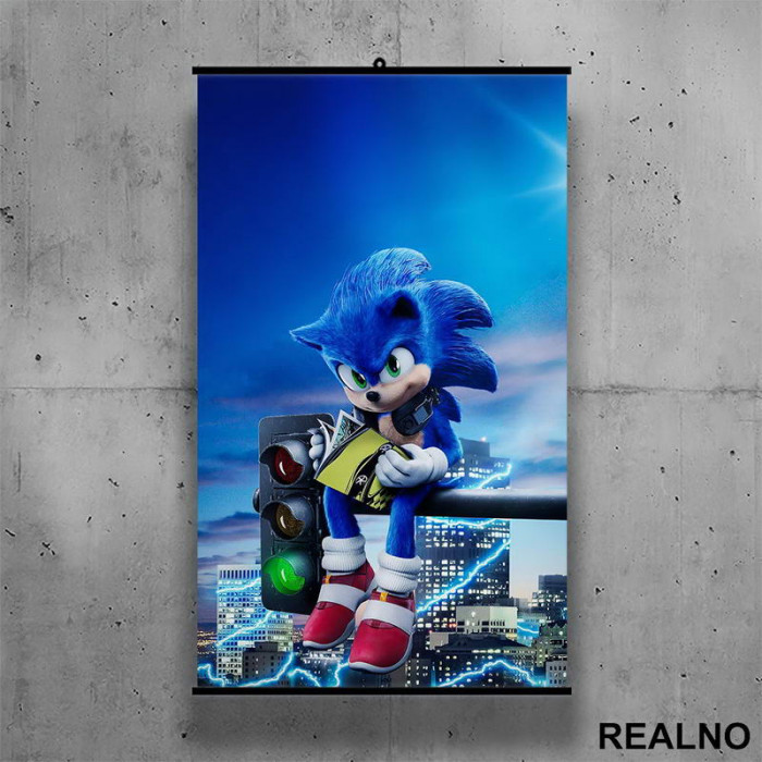 Traffic Lights - Sonic - Poster sa nosačem