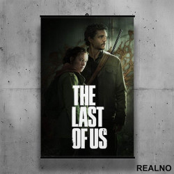 Ellie And Joel - Logo - The Last Of Us - Poster sa nosačem