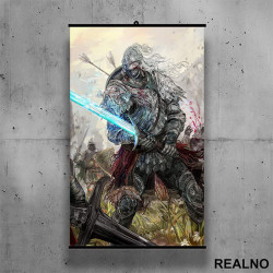 Knight - Fight - Elden Ring - Poster sa nosačem