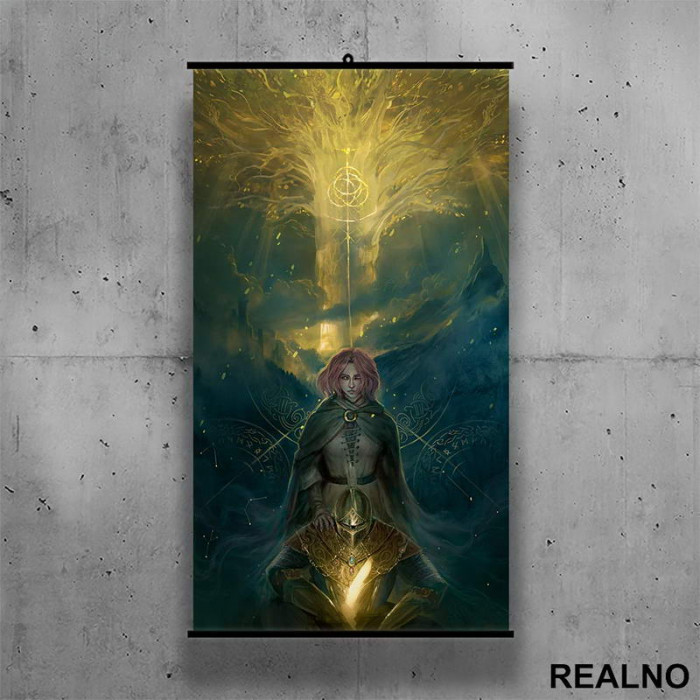 Melina And Knight - Elden Ring - Poster sa nosačem