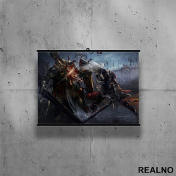 Knight - Bloody - Elden Ring - Poster sa nosačem