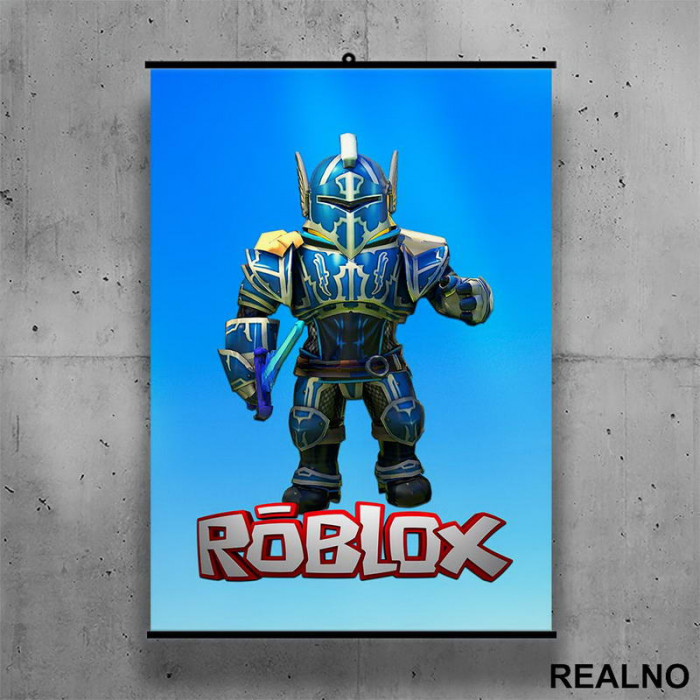 Blue Paladin - Roblox - Poster sa nosačem
