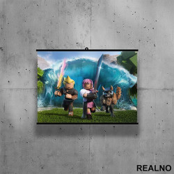 Fight - Roblox - Poster sa nosačem