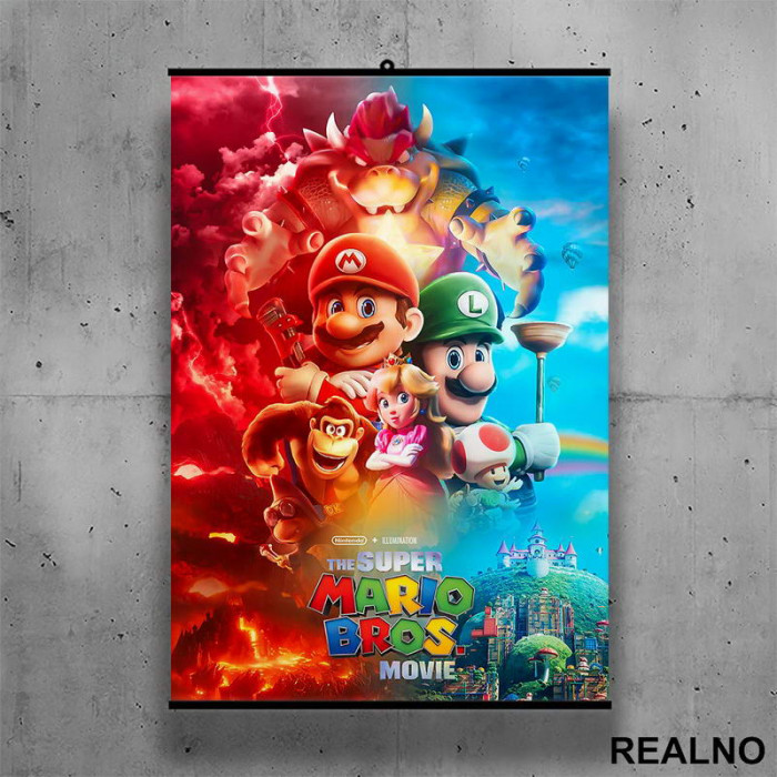 Grupa - Super Mario - Poster sa nosačem
