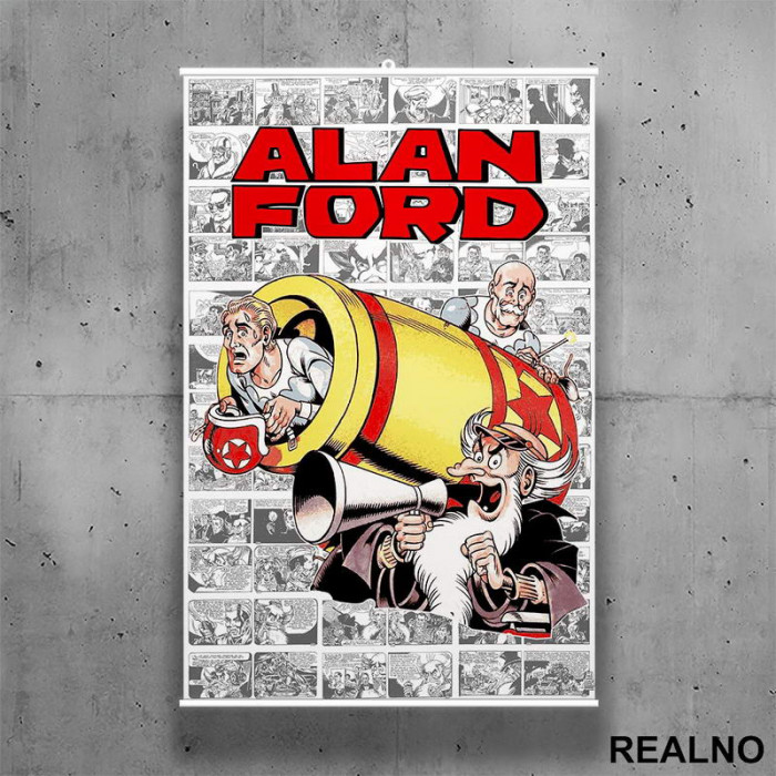 Top - Alan Ford - Poster sa nosačem