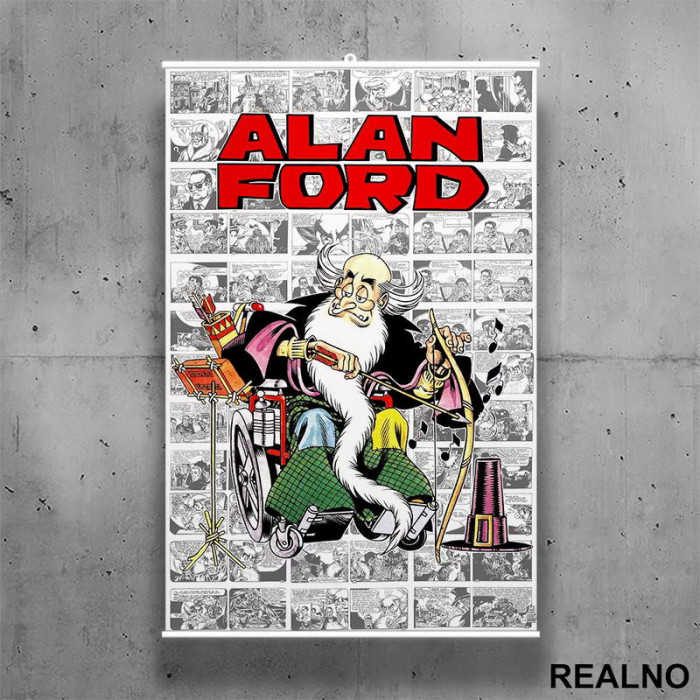 Broj Jedan - Svira - Alan Ford - Poster sa nosačem