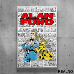 Besan Zagrljaj - Alan Ford - Poster sa nosačem Besan Zagrljaj - Alan Ford - Poster sa nosačem
