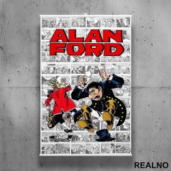 Bekstvo - Alan Ford - Poster sa nosačem Bekstvo - Alan Ford - Poster sa nosačem