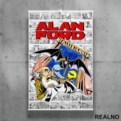 Broj Jedan i Vampir - Alan Ford - Poster sa nosačem Broj Jedan i Vampir - Alan Ford - Poster sa nosačem