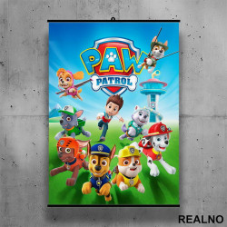 Grupa i Logo - Patrolne Šape - Poster sa nosačem