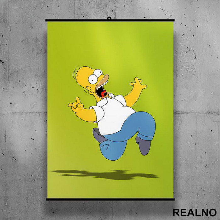 Homer Viče - The Simpsons - Simpsonovi - Poster sa nosačem