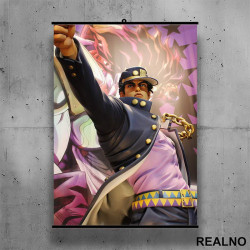 Attack - Jojo's Bizarre Adventure - Poster sa nosačem