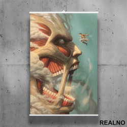 Titan And Levi - Attack On Titan - AOT - Poster sa nosačem