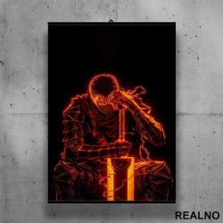 Fire - Berserk - Poster sa nosačem