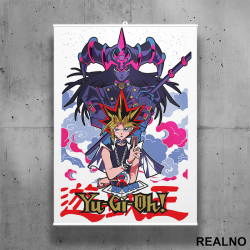 Magician of Black Chaos And Yugi - Yu-Gi-Oh - Anime - Poster sa nosačem Magician of Black Chaos And Yugi - Yu-Gi-Oh - Anime - Poster sa nosačem
