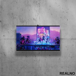 Rumi, Mira And Zoey - Performance - Huntrix - Kpop Demon Hunters - Poster sa nosačem