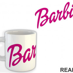 Stari Logo - Pink - Barbi - Šolja