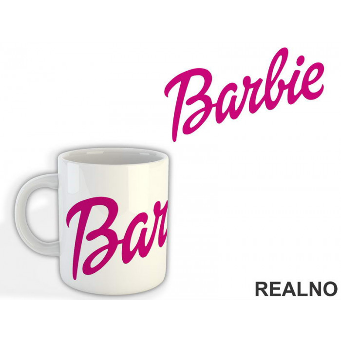 Stari Logo - Pink - Barbi - Šolja