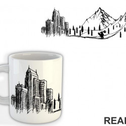 Motor U Šumi I Grad - Bike - Motori - Šolja