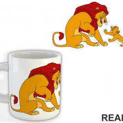 Simba I Mufasa Se Igraju - Crtani Filmovi - Šolja