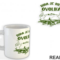 Riba Je Bila Ovolika - Pecanje - Fishing - Šolja