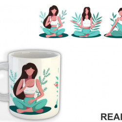 Moves - Girl And Nature - Yoga - Šolja Moves - Girl And Nature - Yoga - Šolja