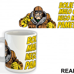 Bolje biti malo glup nego malo pametan - Grunf - Alan Ford - Šolja Bolje biti malo glup nego malo pametan - Grunf - Alan Ford - Šolja