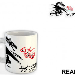 Dragon Spitting Fire - D&D - Dungeons And Dragons - Šolja