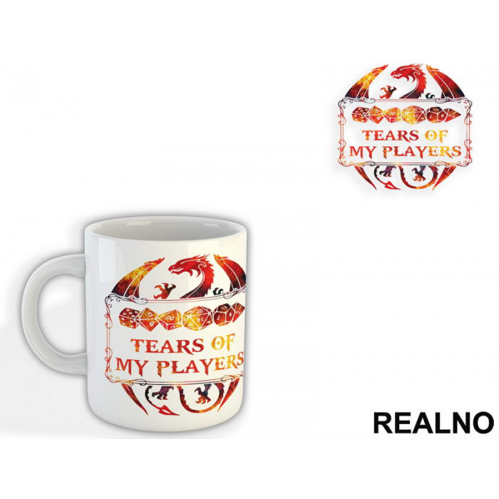 Tears Of My Players - D&D - Dungeons And Dragons - Šolja Tears Of My Players - D&D - Dungeons And Dragons - Šolja