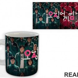 Players And Guards - Squid Game - Šolja