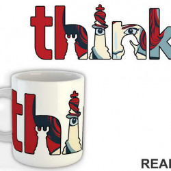 Think - Elizabeth Harmon - Queen's Gambit - Šolja