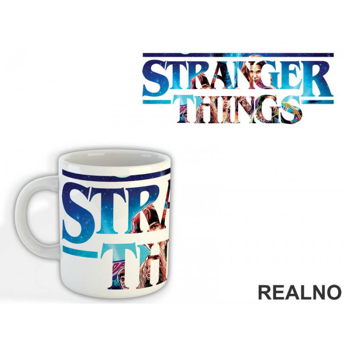 Blue Logo - Stranger Things - Šolja