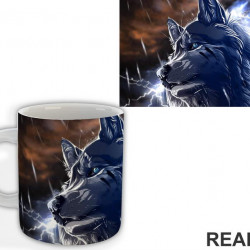 Wolf And Rain - Vuk - Životinje - Šolja