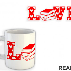 Love - Red Heart - Books - Čitanje - Knjige - Šolja