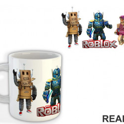 Mr Robot, Blue Paladin And Boho Girl - Roblox - Šolja