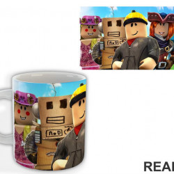 Boho Girl, Mr Robot, The Repair Man, Ezebel And Lego - Roblox - Šolja