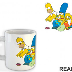Svi zajedno - Family - The Simpsons - Simpsonovi - Šolja